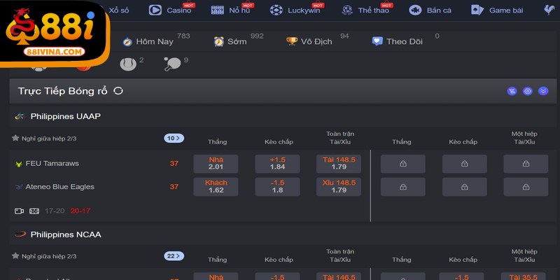 Thể thao mang đến hàng loạt trận đấu bóng rổ từ NBA đến EuroLeague